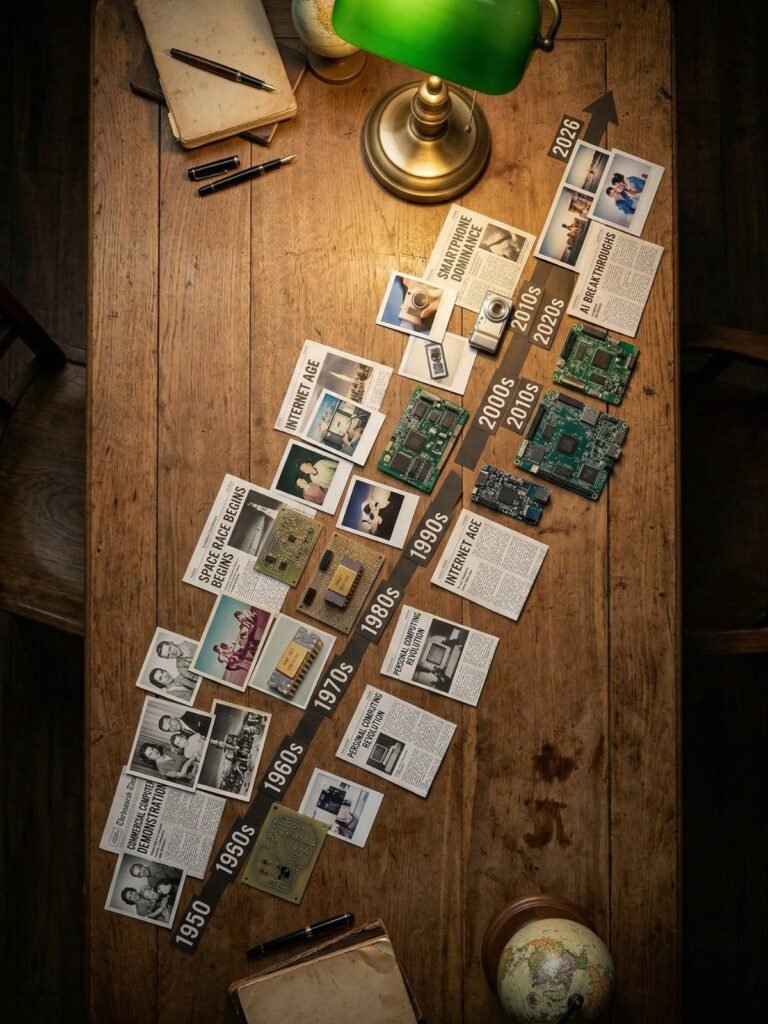 La línea de tiempo de la IA — hitos año a año